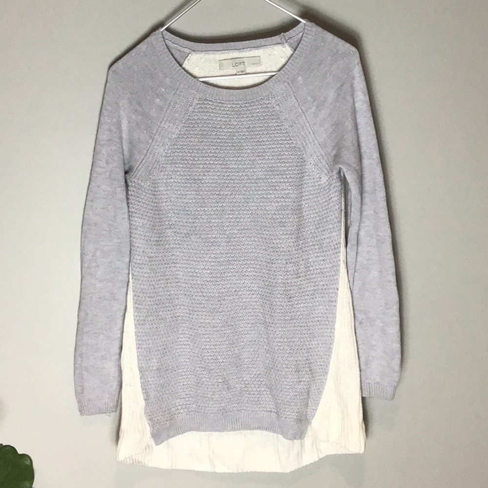 Loft > Gray Sweater Small Petite